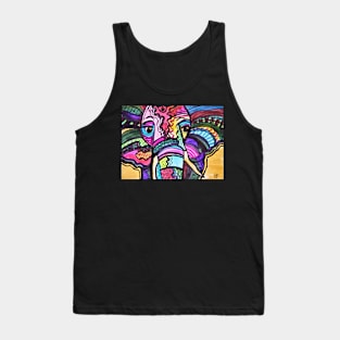 Colorful Elephant Tank Top